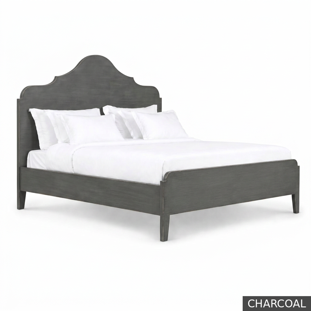 Hugo - King Bed / Charcoal