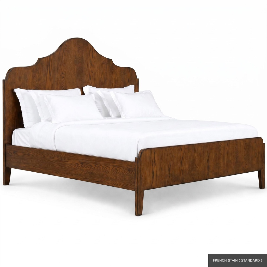 Hugo - King Bed / French Stain ( Standard )