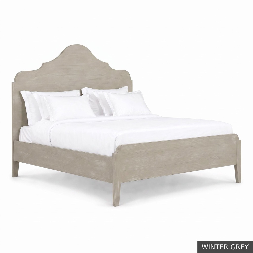 Hugo - Queen Bed / Winter Grey