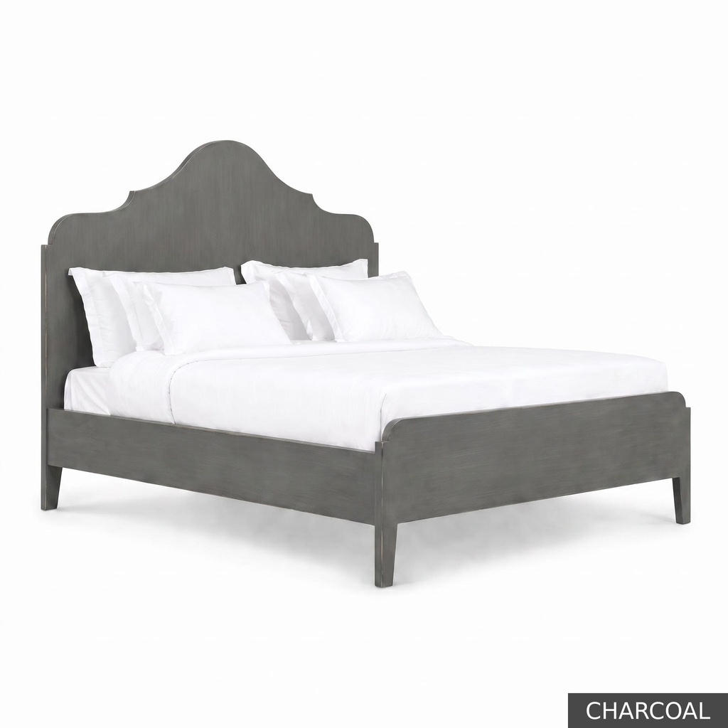 Hugo - Queen Bed / Charcoal