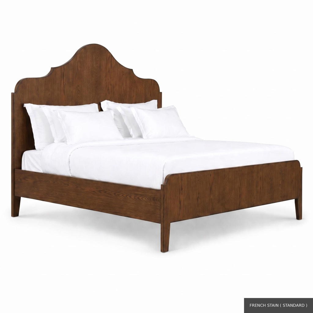 Hugo - Queen Bed / French Stain ( Standard )