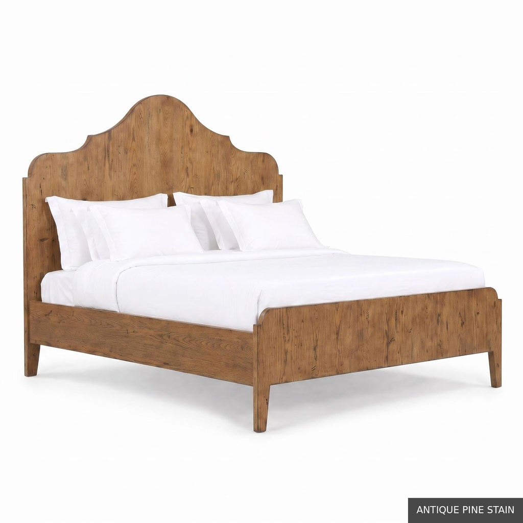 Hugo - Queen Bed / Antique Pine Stain