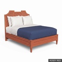 Nantucket - Queen Bed / Rosey Red + Gold