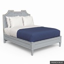 Nantucket - Queen Bed / French Blue + Gold