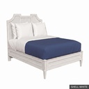 Nantucket - King Bed / Shell White + No Accent