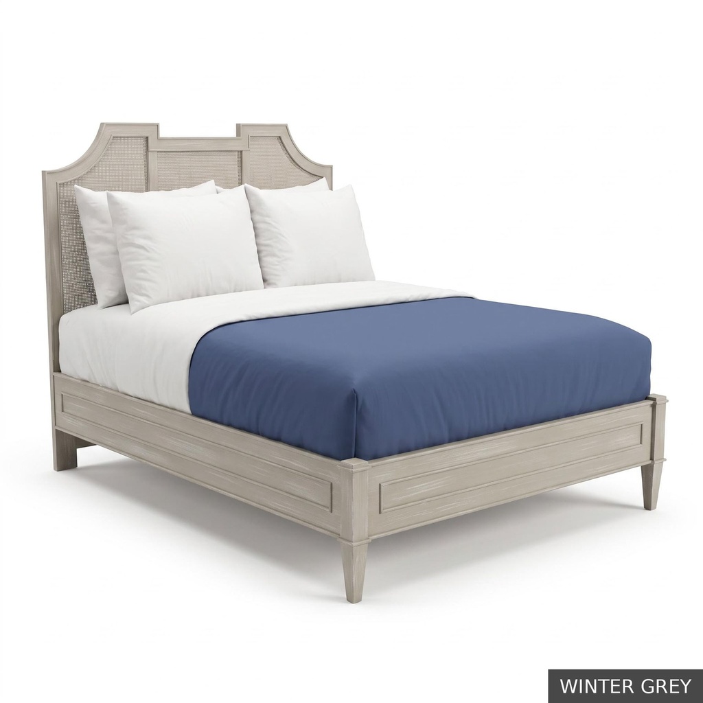 Nantucket - King Bed / Winter Grey + No Accent