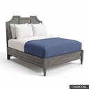 Nantucket - King Bed / Charcoal + No Accent
