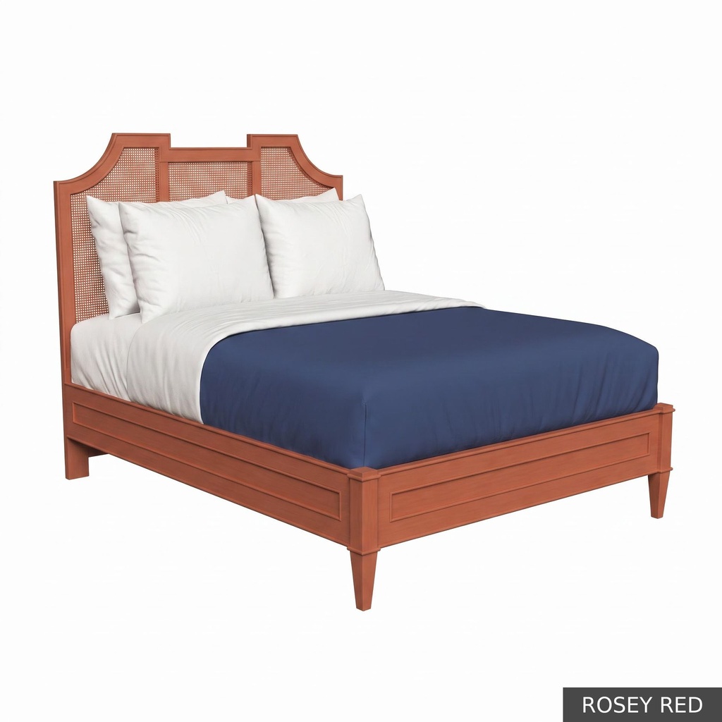 Nantucket - King Bed / Rosey Red + No Accent