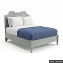 Nantucket - King Bed / Blue Lagoon + Silver