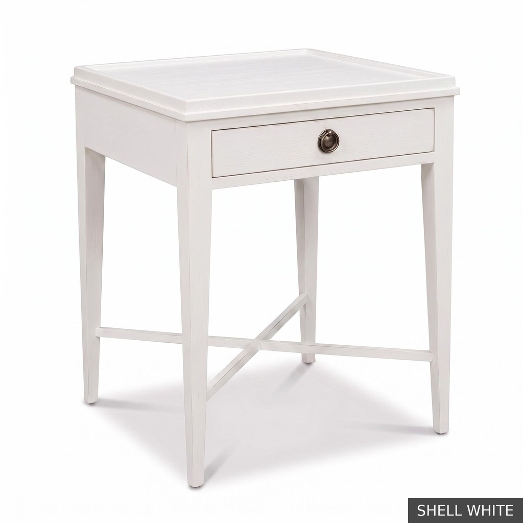 [EUR: Alvi] Alvin Side Table / Shell White