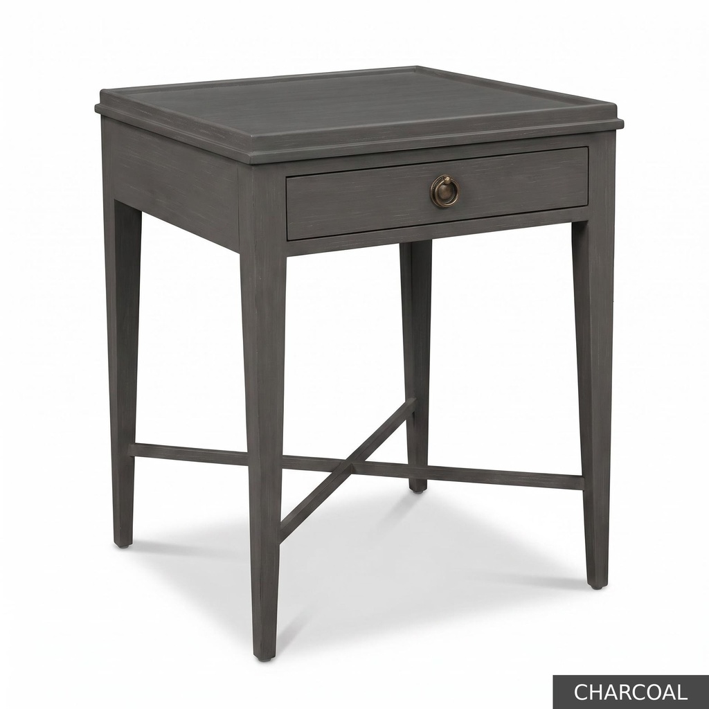 [EUR: Alvi] Alvin Side Table / Charcoal