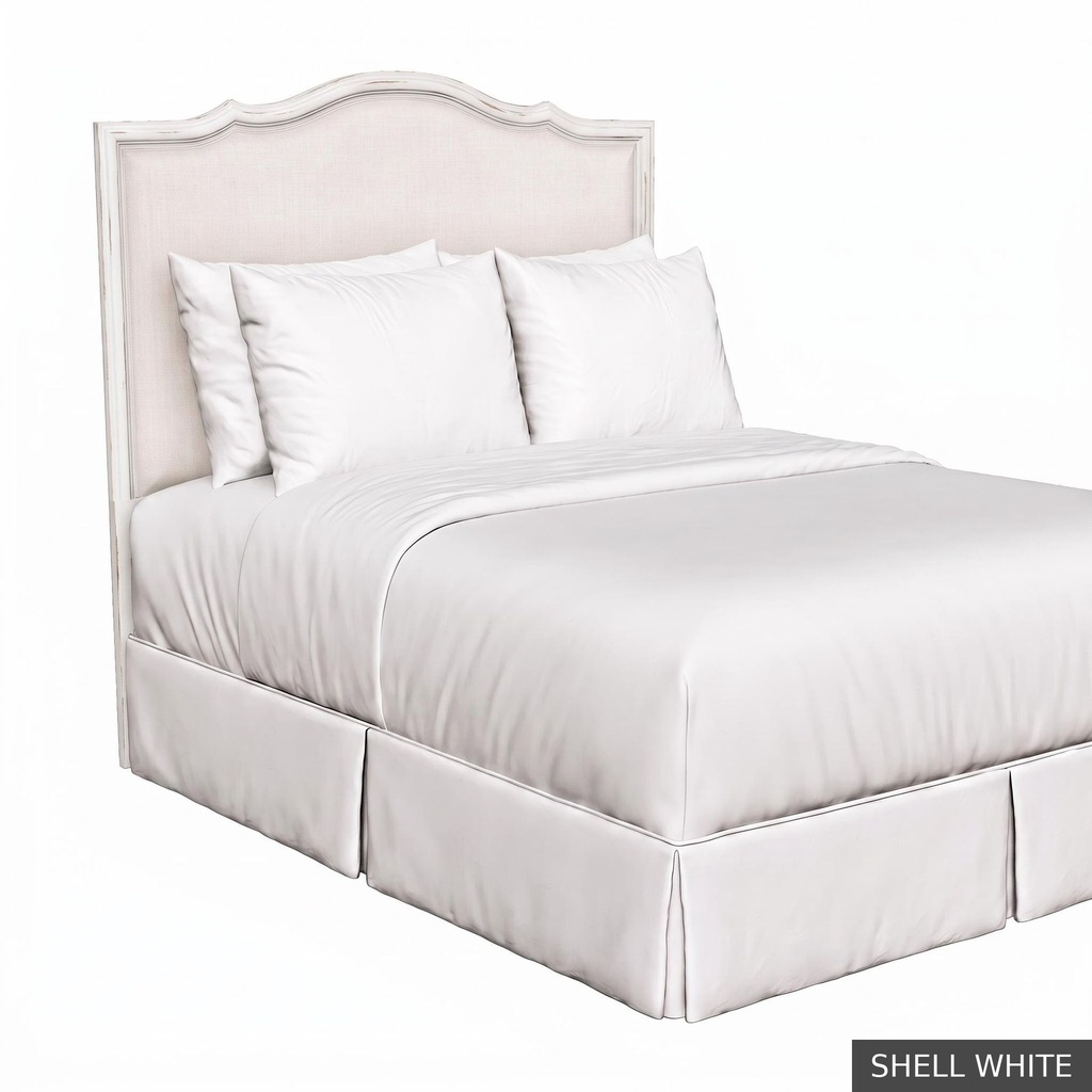 [EUR: LaurKHB] Lauren - King Headboard / Shell White
