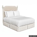 [EUR: TiffQHB] Tiffany - Queen Headboard   / Shell White