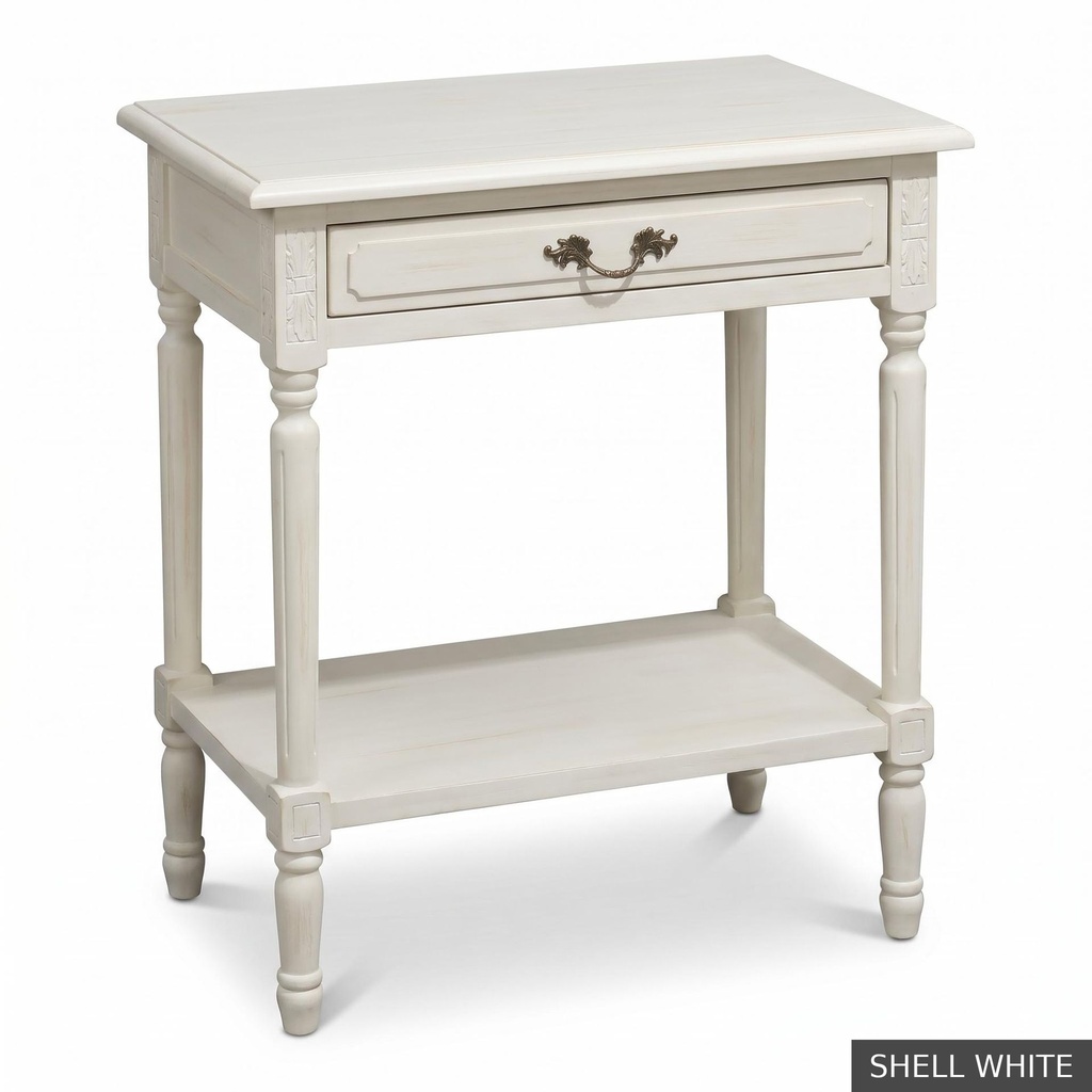 [LOFT: Ster] Sterling Side Table  / Shell White