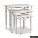 [EUR: Linc] Lincoln Side Table    / Shell White