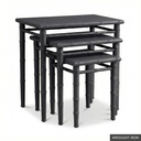 [EUR: Linc] Lincoln Side Table    / Wrought Iron