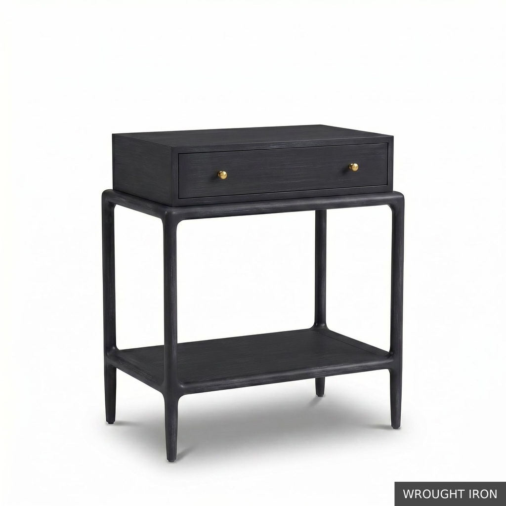 Willow Side Table / Wrought Iron