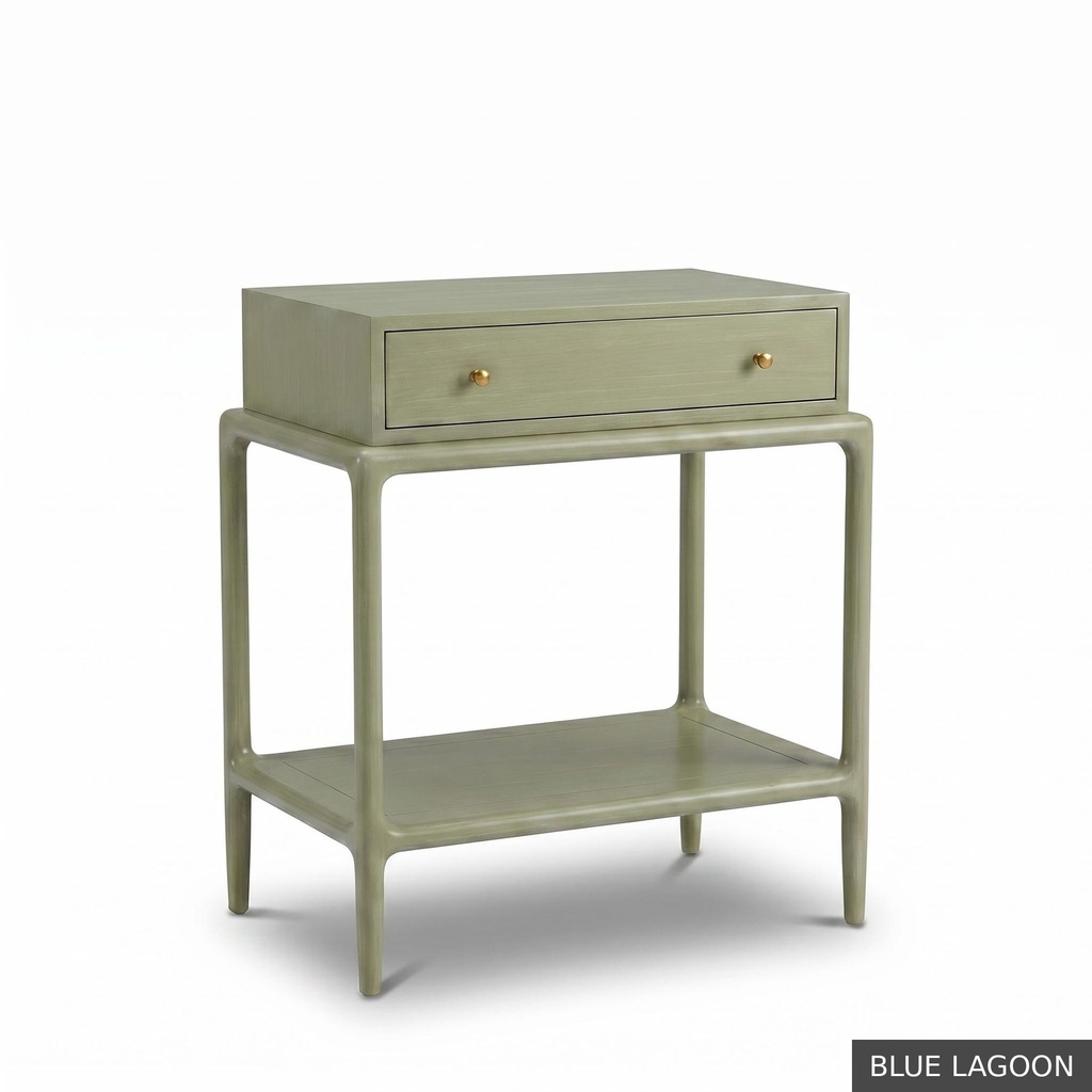 Willow Side Table / Blue Lagoon