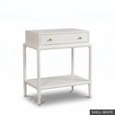 Willow Side Table / Shell White