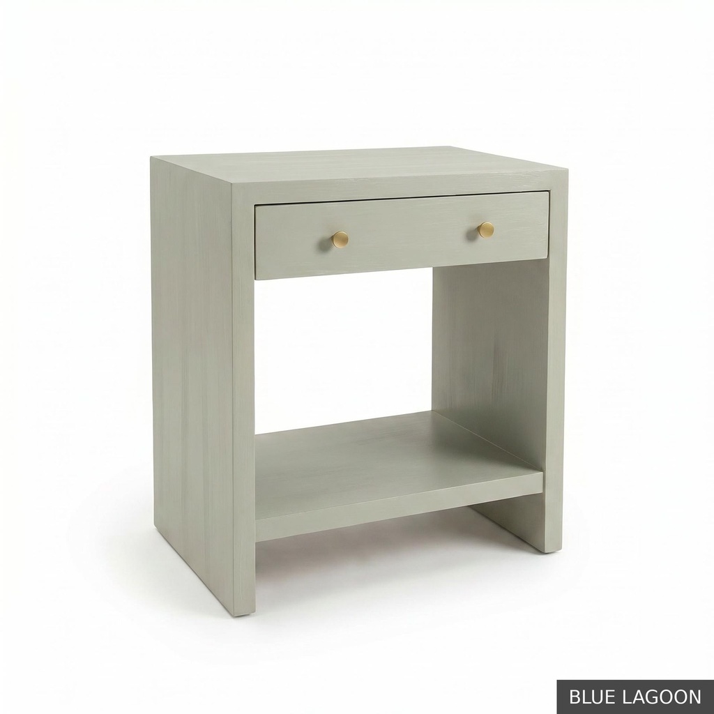 Magnolia Side Table / Blue Lagoon