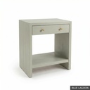 Magnolia Side Table / Blue Lagoon