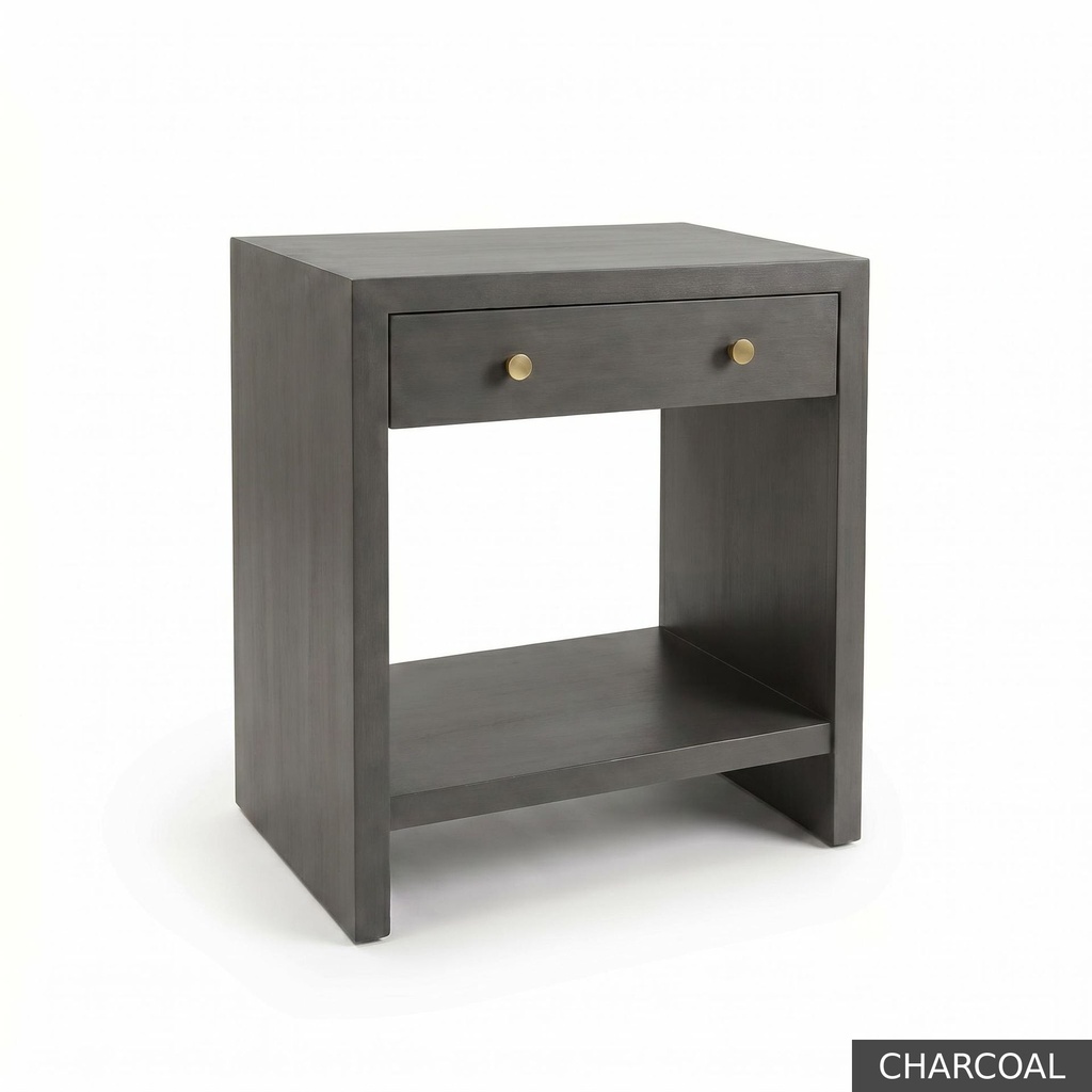 Magnolia Side Table / Charcoal
