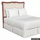 [EUR: BarnQHB] Barnard - Queen Headboard   / Rosy Red + Silver