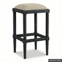 [EUR: ClovB] Clover Bar Stool / Wrought Iron