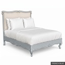 [EUR: BarnQBED] Barnard - Queen Bed   / French Blue + Gold
