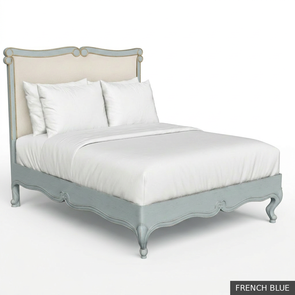 [EUR: BarnKBED] Barnard - King Bed  / French Blue + Gold