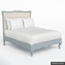 [EUR: BarnKBED] Barnard - King Bed  / French Blue + Silver