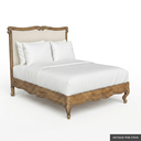 [EUR: BarnKBED] Barnard - King Bed  / Antique Pine Stain + NO Accent Colour Required
