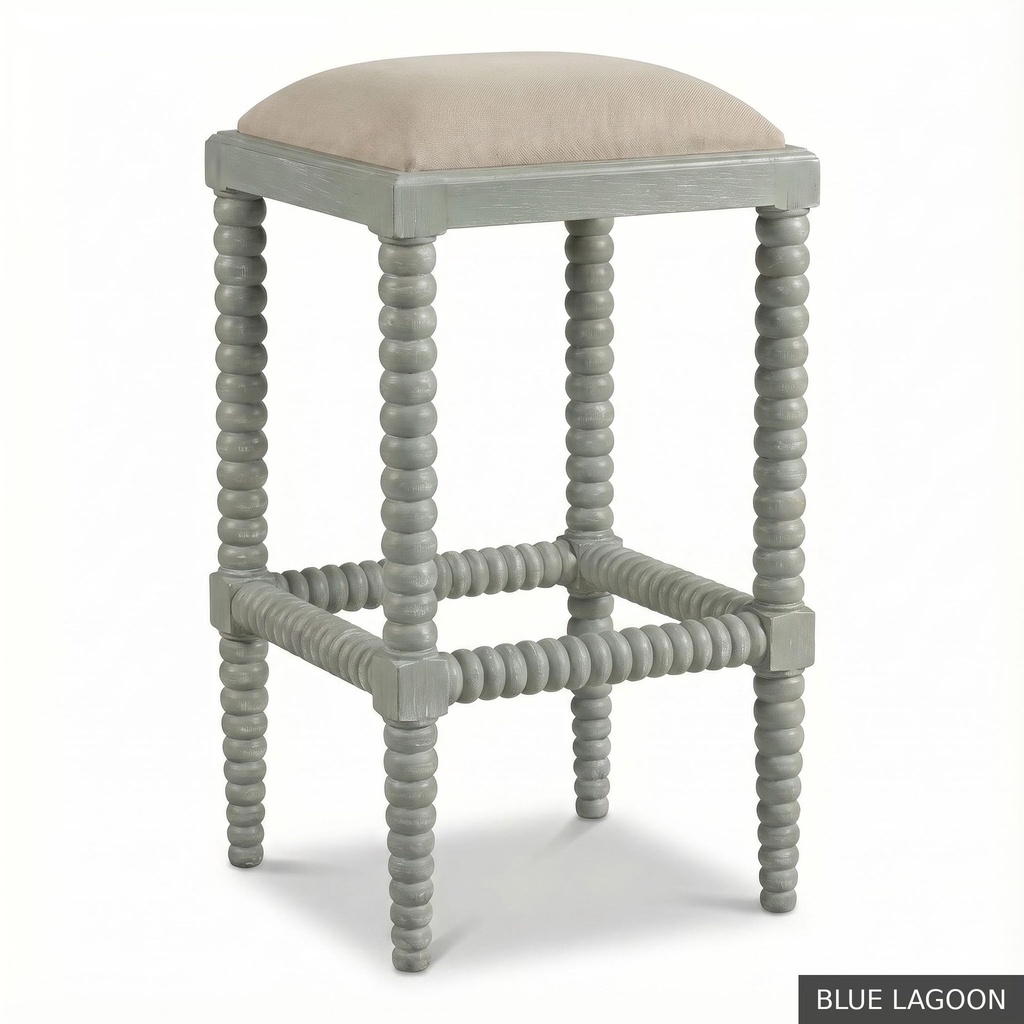 [EUR: ClovC] Clover Counter Stool   / Blue Lagoon