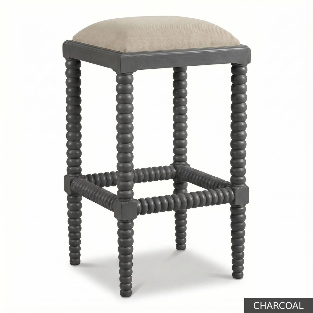 [EUR: ClovC] Clover Counter Stool   / Charcoal