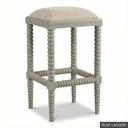 [EUR: ClovB] Clover Bar Stool / Blue Lagoon