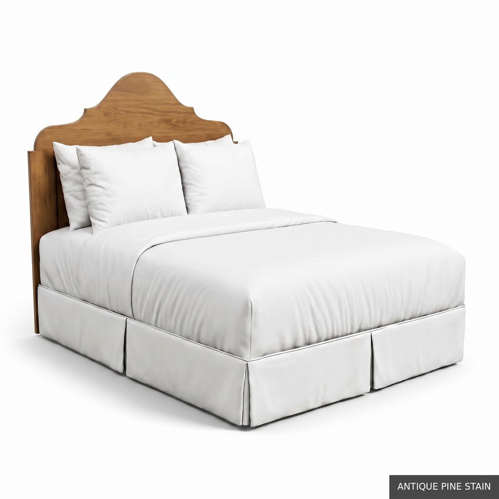 [EUR: HugoKHB] Hugo - King Headboard / Antique Pine Stain