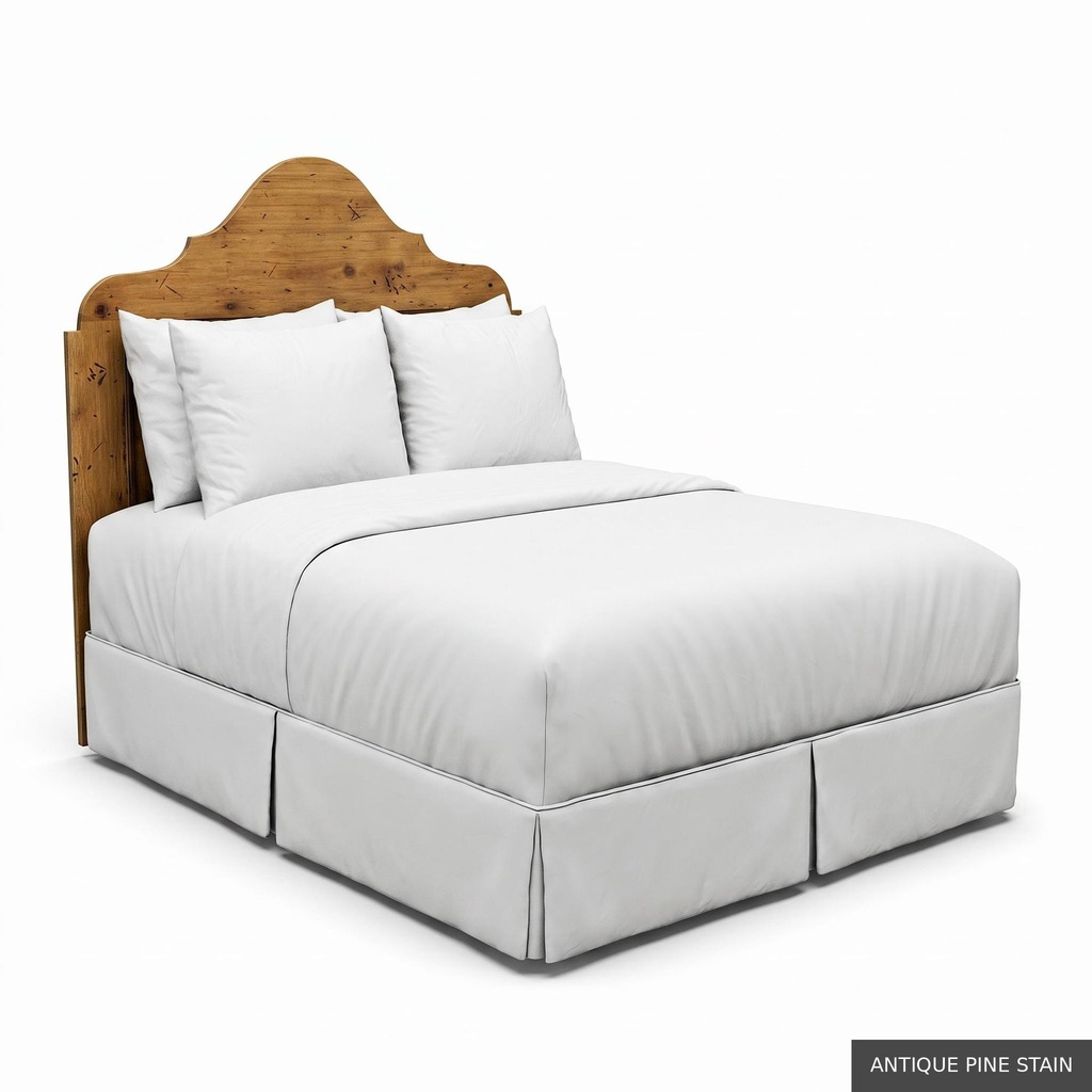 [EUR: HugoQHB] Hugo - Queen Headboard / Antique Pine Stain