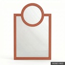 Oliver Mirror / Rosey Red
