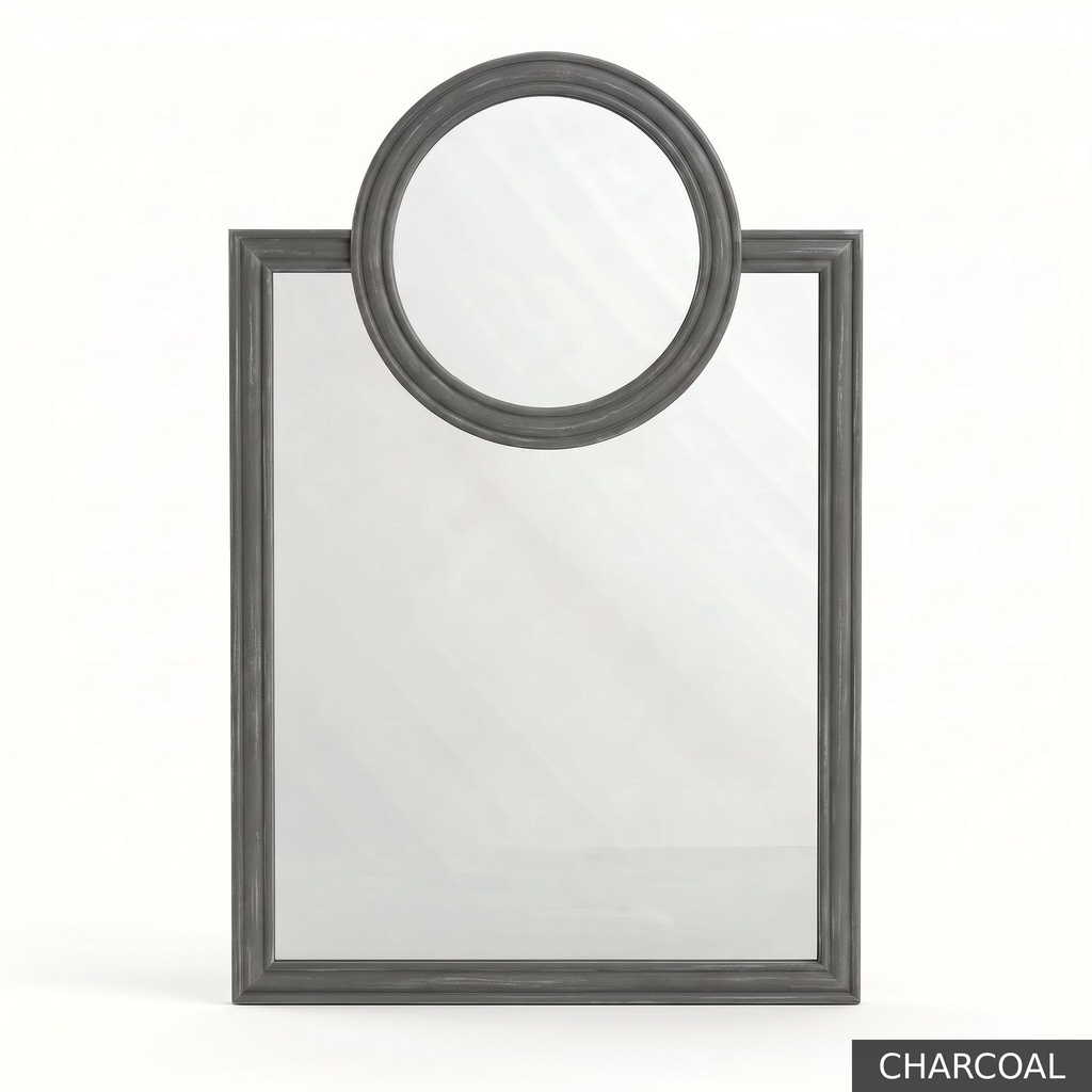 Oliver Mirror / Charcoal