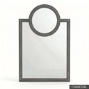Oliver Mirror / Charcoal