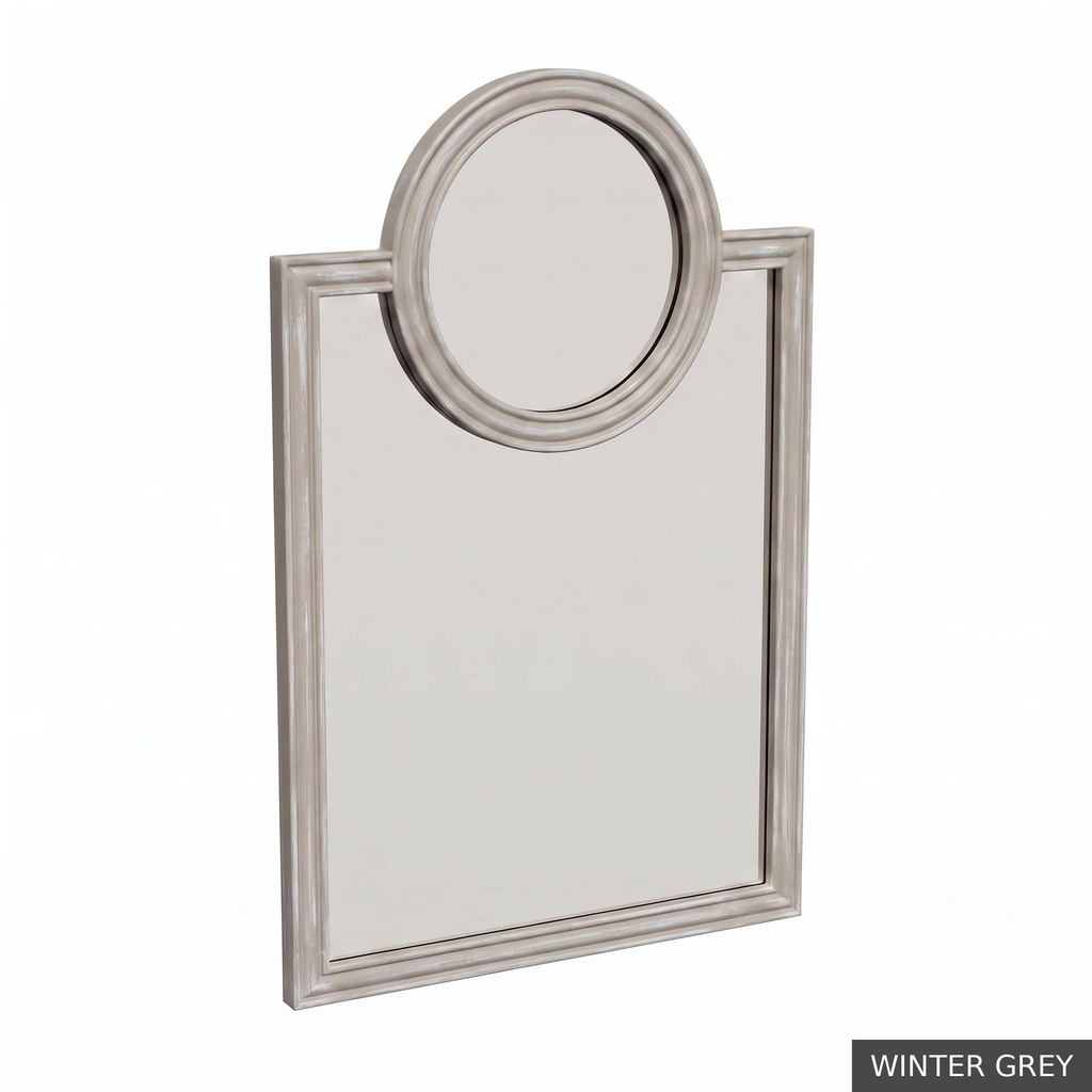 Petite Oliver Mirror / Winter Grey
