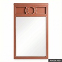 [EUR: Pfino] Portofino Mirror / Rosey Red + Silver