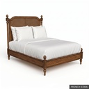 [EUR: JuliKBED] Jullian - King Bed   / French Stain
