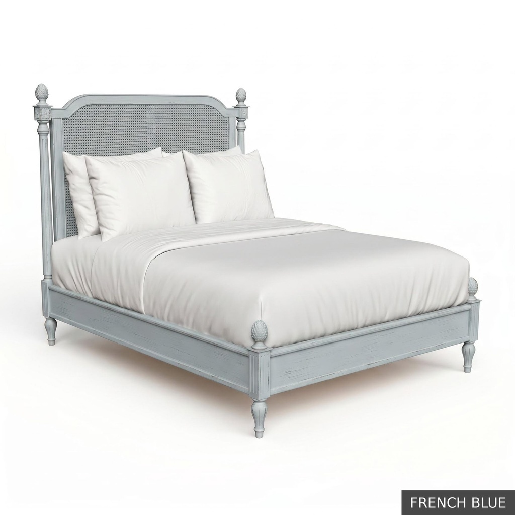 [EUR: JuliKBED] Jullian - King Bed   / French Blue