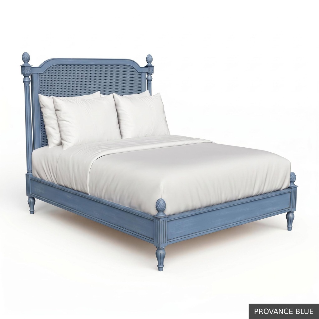 [EUR: JuliQBED] Jullian - Queen Bed / Provance Blue