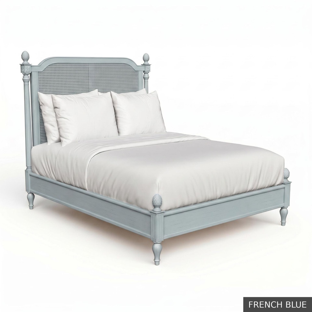 [EUR: JuliQBED] Jullian - Queen Bed / French Blue