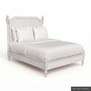 [EUR: JuliQBED] Jullian - Queen Bed / Shell White ( Standard )