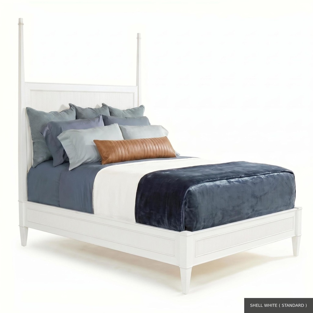[EUR: OscaKBED] Oscar King Bed   / Shell White ( Standard )