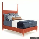 [EUR: OscaKBED] Oscar King Bed   / Rosy Red