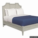 Isabelle - Queen Bed / Blue Lagoon + Silver